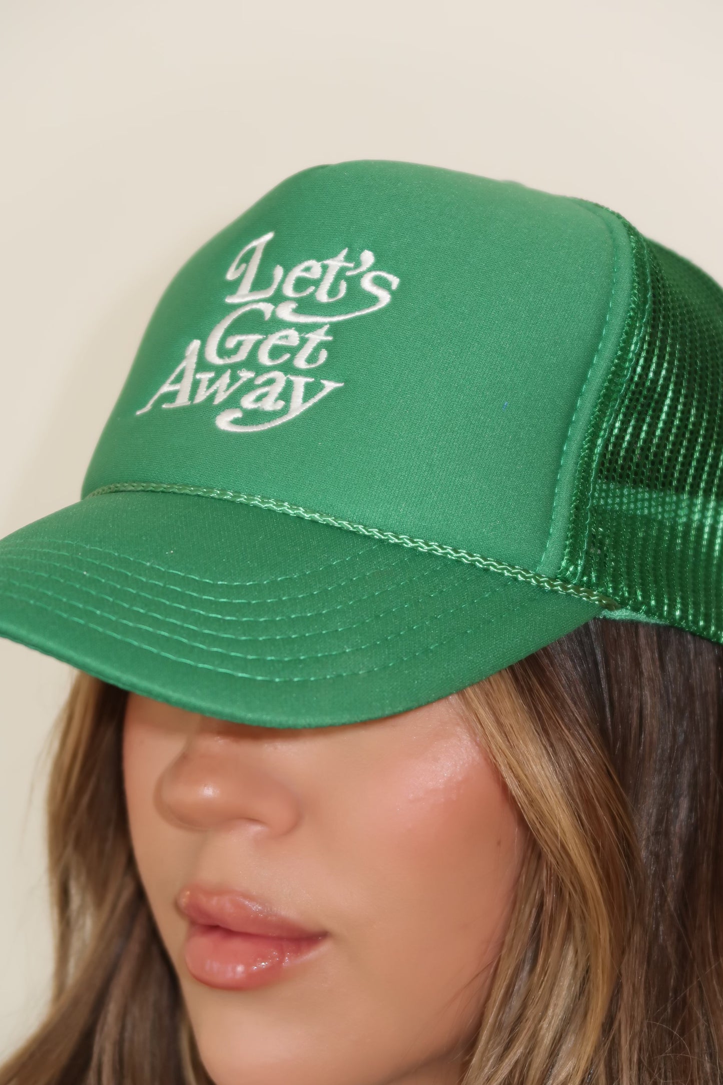 GREEN LET'S GET AWAY HAT